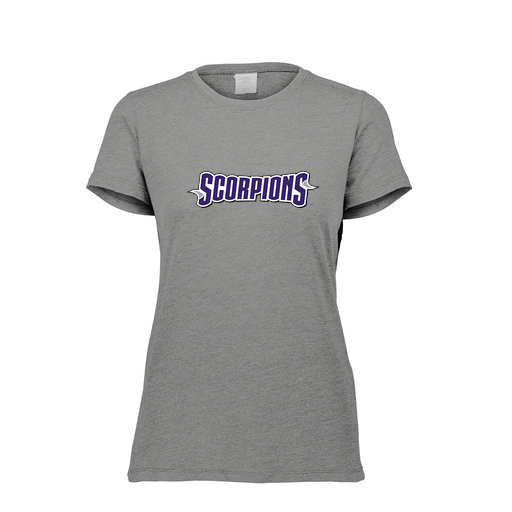 [FTSCUBGY-FAXS-LOGO1] Decker Women's Tri-Blend T-Shirt - Short Sleeve (Female Adult XS, Gray, Logo 1)