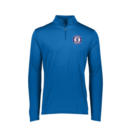 [FTLQFLRY-FAXS-LOGO4] Decker Women's Flex-Lite 1/4 Zip Shirt (Female Adult XS, Royal, Logo 4)
